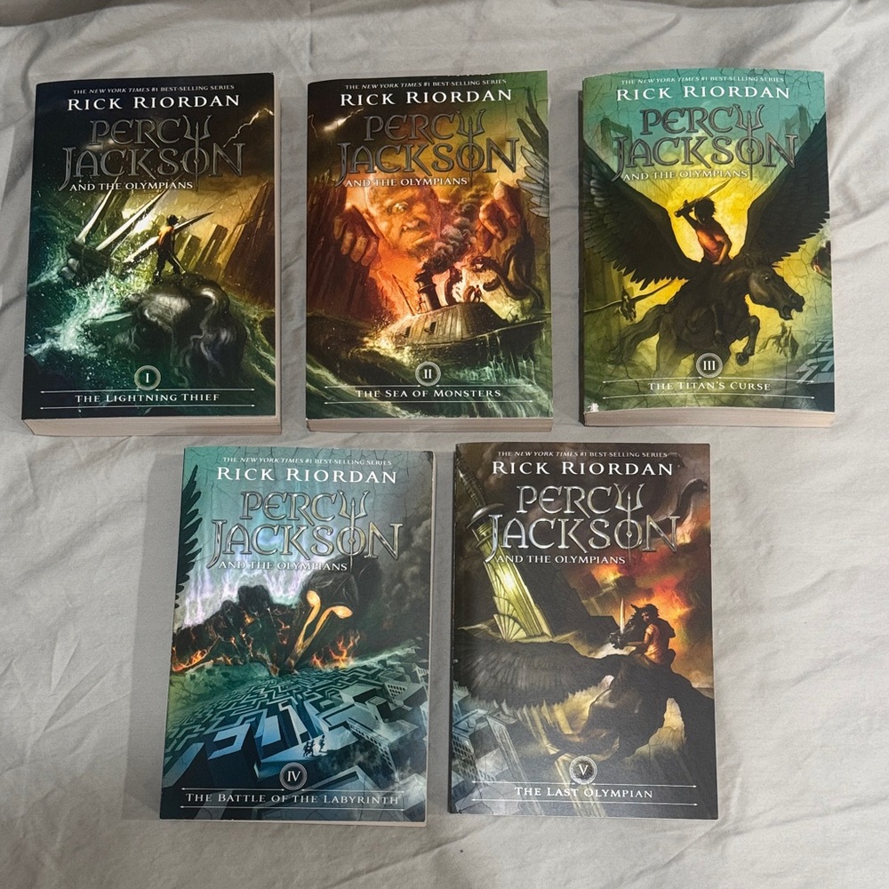 Percy Jackson Book Set of 5